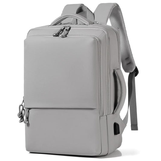 P960 Large Capacity Water Resistant Fashionable Backpack(Grey) - Backpack by buy2fix | Online Shopping UK | buy2fix