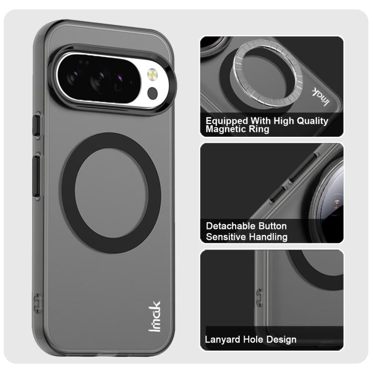 For Google Pixel 10 Pro XL IMAK Candy Series Shockproof MagSafe Phone Case(Black) - Google Cases by imak | Online Shopping UK | buy2fix