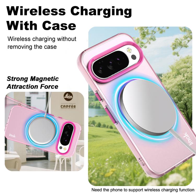 For Google Pixel 10 Pro XL IMAK Candy Series Shockproof MagSafe Phone Case(Red) - Google Cases by imak | Online Shopping UK | buy2fix