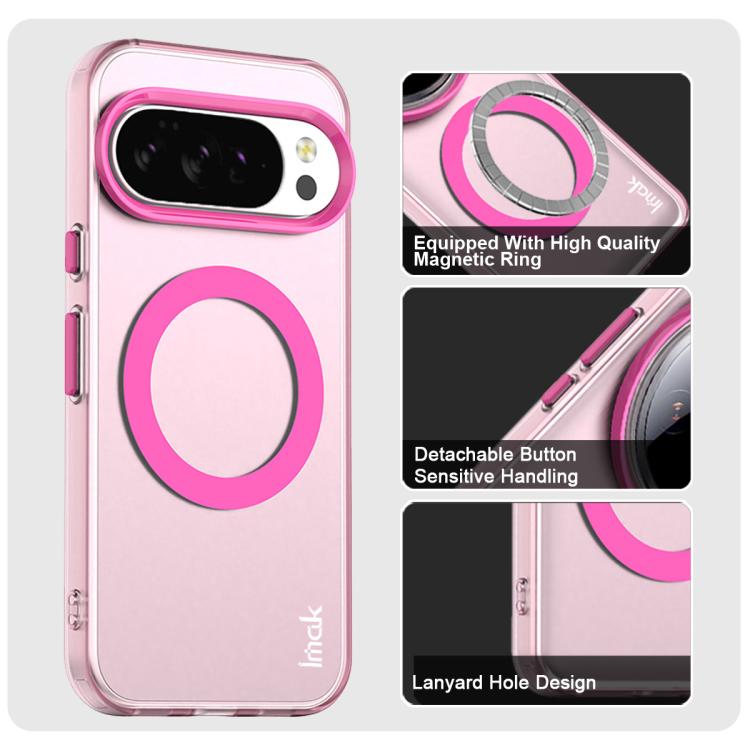 For Google Pixel 10 Pro XL IMAK Candy Series Shockproof MagSafe Phone Case(Red) - Google Cases by imak | Online Shopping UK | buy2fix