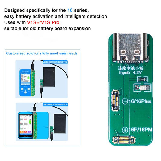 JCID Battery Expansion Board for iPhone 16 Series - Test Tools by JCID | Online Shopping UK | buy2fix
