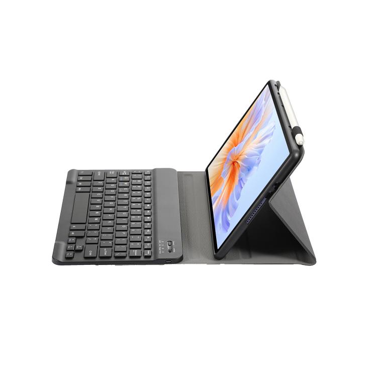 For Honor Pad V9 AH27 Ultra-thin Detachable Bluetooth Keyboard Leather Tablet Case(Black) - Huawei Keyboard by buy2fix | Online Shopping UK | buy2fix