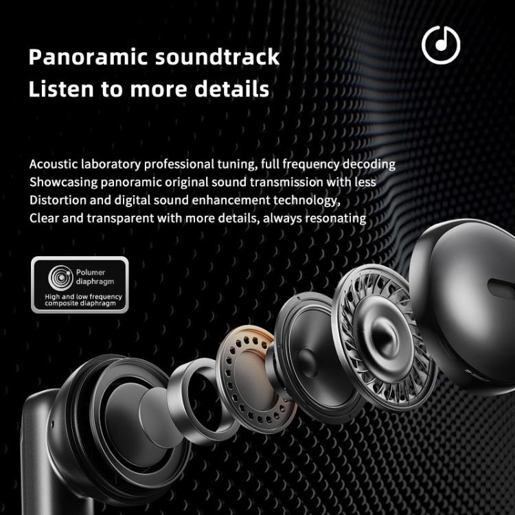 Original Lenovo EA120 Simple Semi-In-Ear True Wireless Bluetooth Earphones(Black) - TWS Earphone by Lenovo | Online Shopping UK | buy2fix