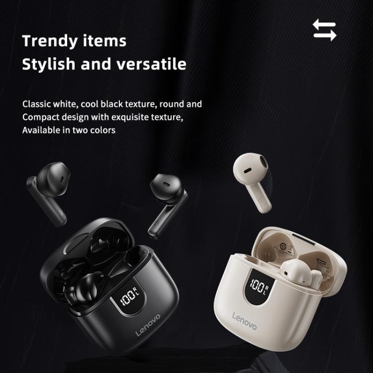 Original Lenovo EA120 Simple Semi-In-Ear True Wireless Bluetooth Earphones(Black) - TWS Earphone by Lenovo | Online Shopping UK | buy2fix