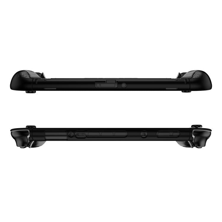 For Nintendo Switch 2 Detachable X-pattern Protective Case with Holder(Black) - Cases by buy2fix | Online Shopping UK | buy2fix