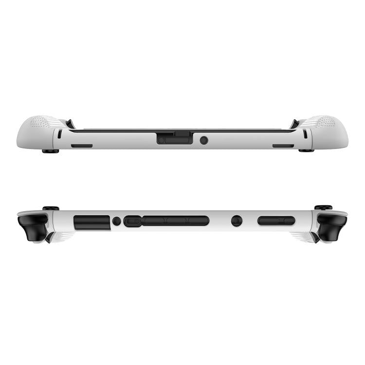 For Nintendo Switch 2 Detachable X-pattern Protective Case with Holder(White) - Cases by buy2fix | Online Shopping UK | buy2fix