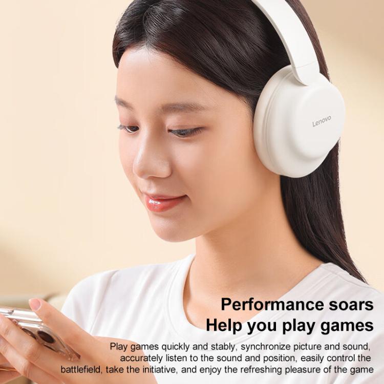 Original Lenovo TC3307 Folding Bluetooth Headphones(White) - Headset & Headphone by Lenovo | Online Shopping UK | buy2fix