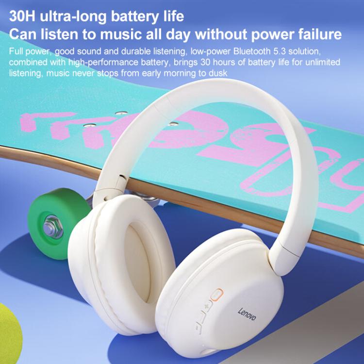 Original Lenovo TC3307 Folding Bluetooth Headphones(White) - Headset & Headphone by Lenovo | Online Shopping UK | buy2fix