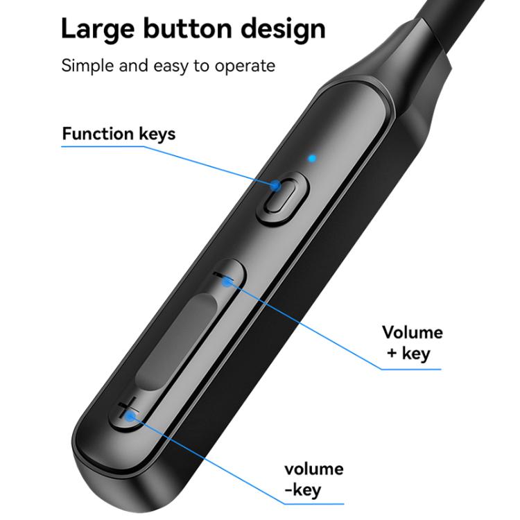 Yesido YSP21 Magnetic Neckband Wireless Bluetooth Earphone(Black) - Neck-mounted Earphone by Yesido | Online Shopping UK | buy2fix