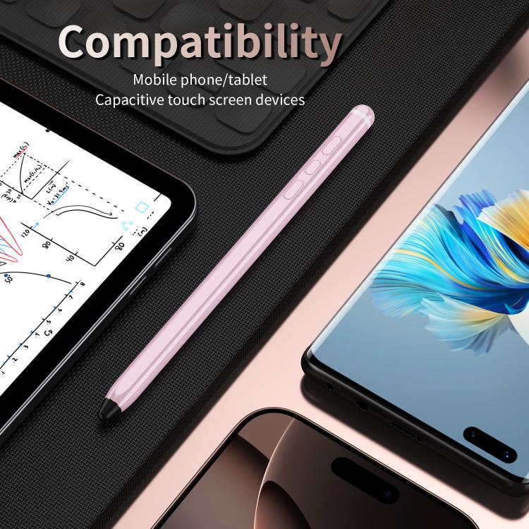 C1 Multifunctional Bluetooth Capacitive Pen for Mobile Phones / Tablets PC(Pink) - Stylus Pen by buy2fix | Online Shopping UK | buy2fix