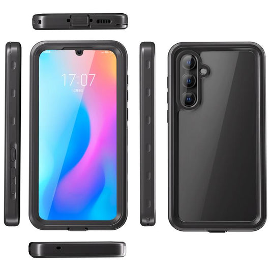 For Samsung Galaxy A55 5G RedPepper 360 Full Body Rugged IP68 Waterproof Phone Case(Black) - Galaxy Phone Cases by RedPepper | Online Shopping UK | buy2fix