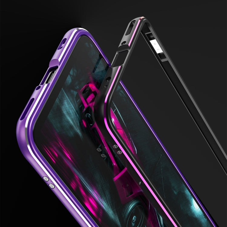 For Huawei Honor 30 Aluminum Alloy Shockproof Protective Bumper Frame(Purple) - Honor Cases by buy2fix | Online Shopping UK | buy2fix