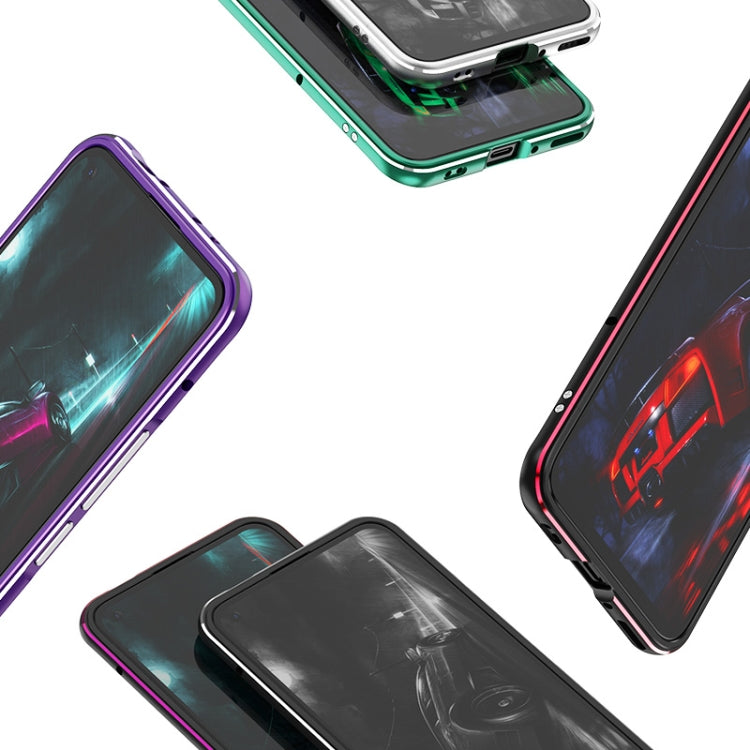 For Huawei Honor 30S Aluminum Alloy Shockproof Protective Bumper Frame(Black) - Honor Cases by buy2fix | Online Shopping UK | buy2fix