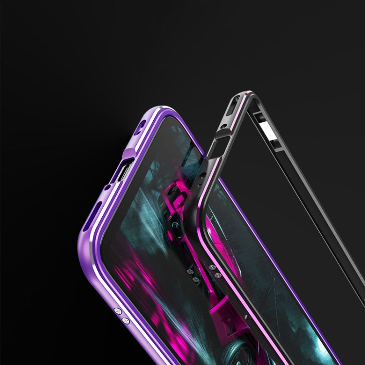 For Huawei Honor 30S Aluminum Alloy Shockproof Protective Bumper Frame(Purple) - Honor Cases by buy2fix | Online Shopping UK | buy2fix