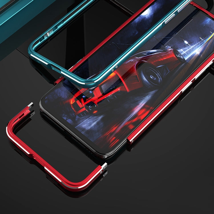 For Huawei Nova 7 Aluminum Alloy Shockproof Protective Bumper Frame(Black Purple) - Huawei Cases by buy2fix | Online Shopping UK | buy2fix
