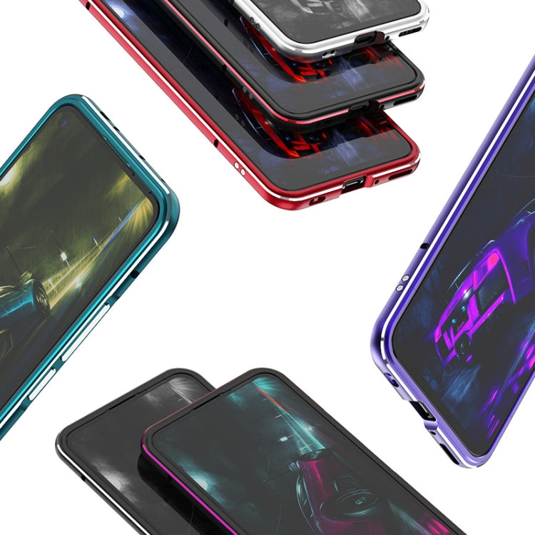 For Huawei Nova 7 Aluminum Alloy Shockproof Protective Bumper Frame(Black) - Huawei Cases by buy2fix | Online Shopping UK | buy2fix