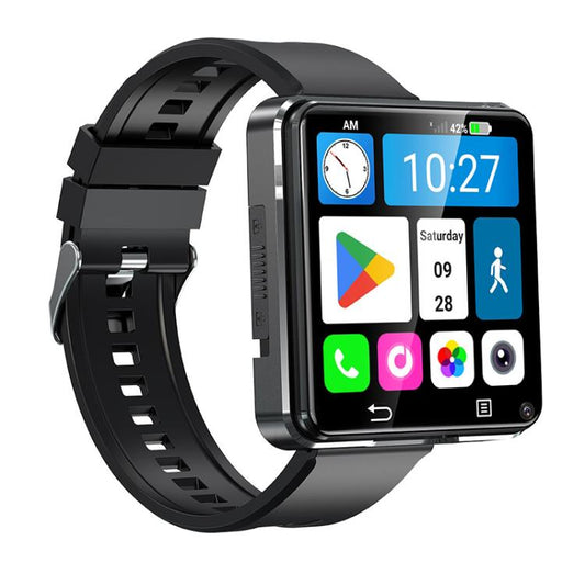 UNIWA DM180, 3GB+32GB, 2.64 inch Android 11 Smart Watch Phone, MT6739 Quad Core, Network: 4G(Black) - Android Watch by UNIWA | Online Shopping UK | buy2fix