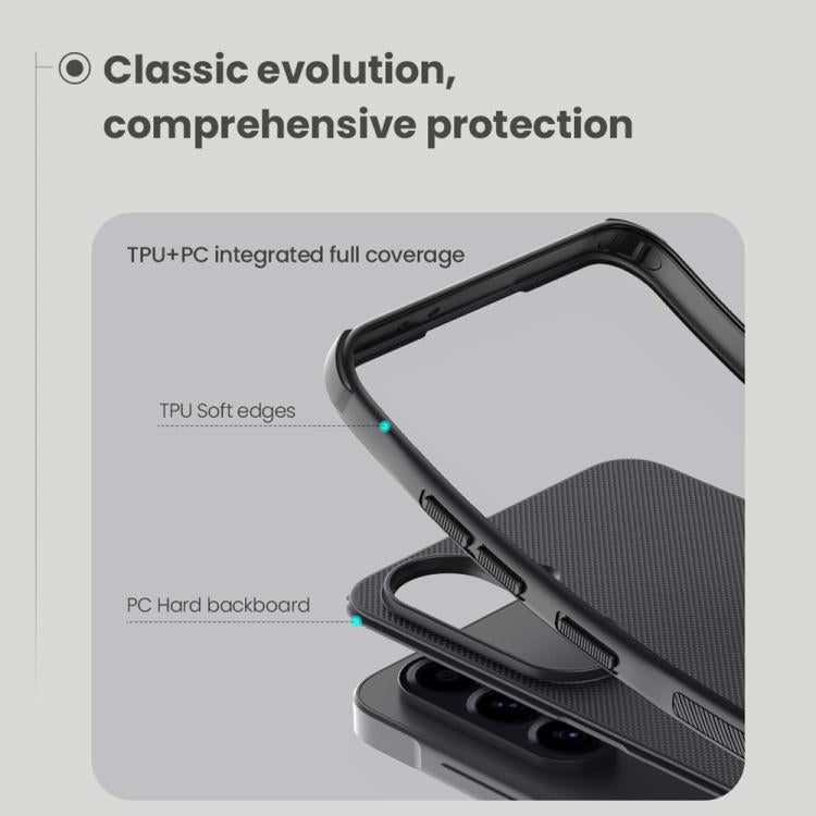 For Samsung Galaxy A56 5G NILLKIN Super Frosted Shield Pro PC + TPU Phone Case(Green) - Galaxy Phone Cases by NILLKIN | Online Shopping UK | buy2fix