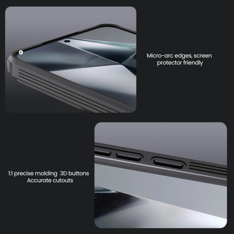 For Samsung Galaxy S25+ 5G NILLKIN CamShield Pro Magnetic PC Phone Case(Black) - Galaxy S25+ 5G Cases by NILLKIN | Online Shopping UK | buy2fix