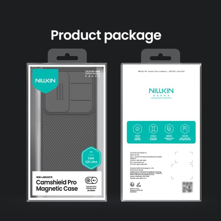 For Samsung Galaxy S25 Ultra 5G NILLKIN CamShield Pro Magnetic PC Phone Case(Black) - Galaxy S25 Ultra 5G Cases by NILLKIN | Online Shopping UK | buy2fix