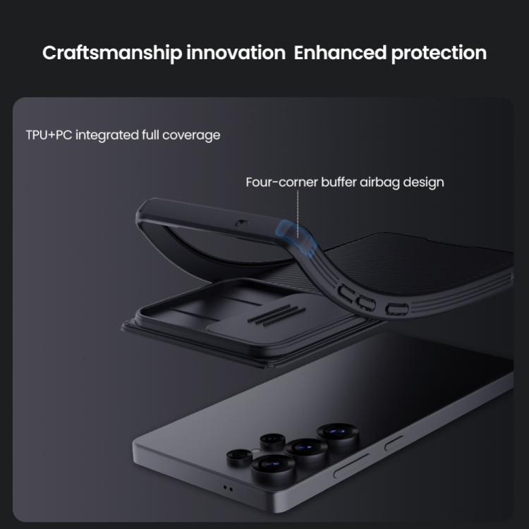 For Samsung Galaxy S25 Ultra 5G NILLKIN CamShield Pro Magnetic PC Phone Case(Black) - Galaxy S25 Ultra 5G Cases by NILLKIN | Online Shopping UK | buy2fix