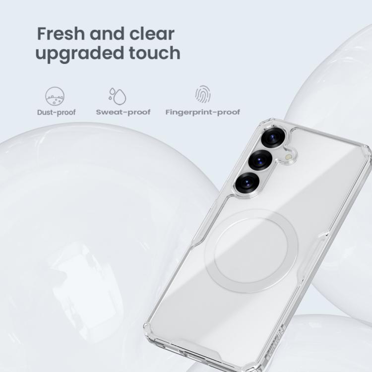 For Samsung Galaxy S25 5G NILLKIN Ultra Clear Magsafe PC + TPU Phone Case(Transparent) - Galaxy S25 5G Cases by NILLKIN | Online Shopping UK | buy2fix