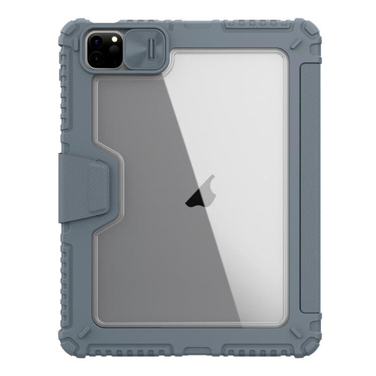 For iPad Air 11 2024 / 2025 NILLKIN Bumper Pro Folding Style Tablet Leather Case(Grey) - iPad Air 11 2025 / 2024 Cases by NILLKIN | Online Shopping UK | buy2fix