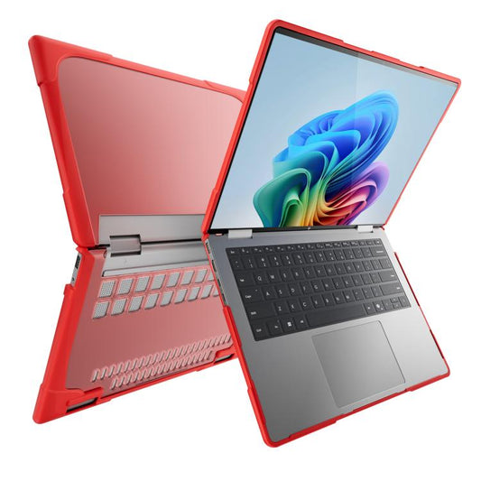 For HP ENVY X360-14 2024 TPU + PC Two-color Anti-fall Laptop Protective Case(Red) - Other by buy2fix | Online Shopping UK | buy2fix