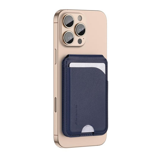 DUX DUCIS Neva Series MagSafe Magnetic Holder Card Bag(Blue) - Adhesive Card Holders by DUX DUCIS | Online Shopping UK | buy2fix