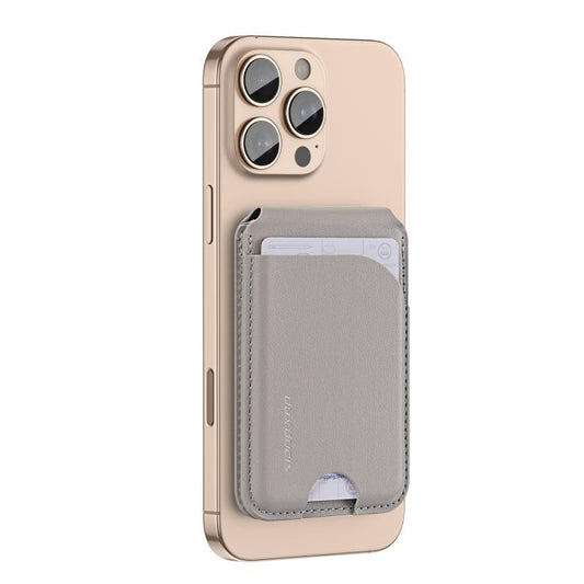 DUX DUCIS Neva Series MagSafe Magnetic Holder Card Bag(Grey) - Adhesive Card Holders by DUX DUCIS | Online Shopping UK | buy2fix