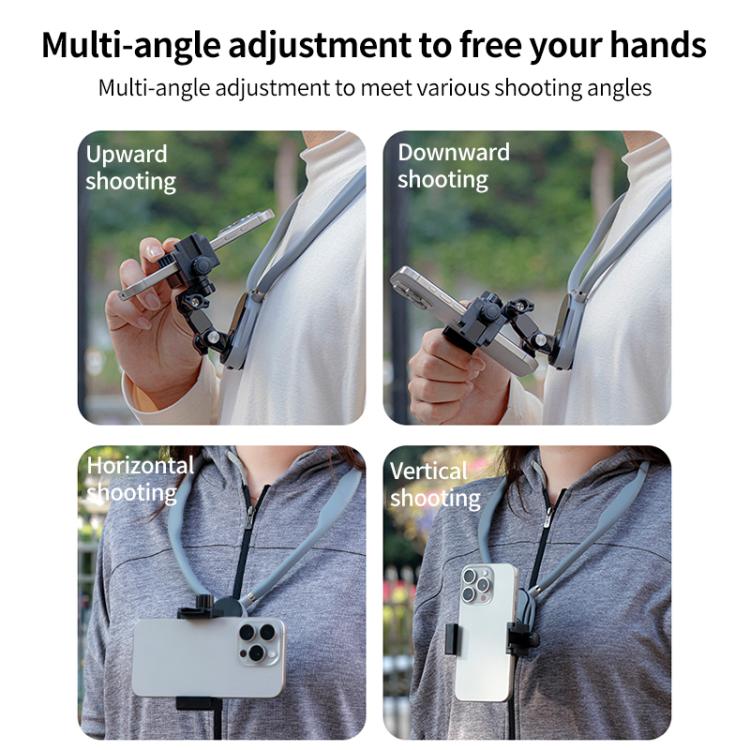 Magnetic Neck Mount Anti-shake Bracket, Type:10 in 1 Phone Clamp - Holder by buy2fix | Online Shopping UK | buy2fix