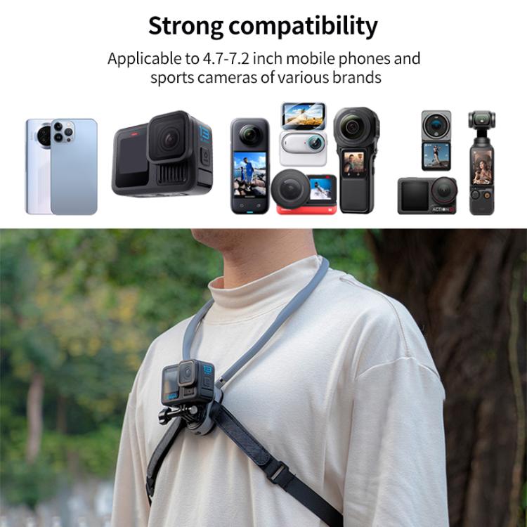 Magnetic Neck Mount Anti-shake Bracket, Type:10 in 1 Phone Clamp - Holder by buy2fix | Online Shopping UK | buy2fix