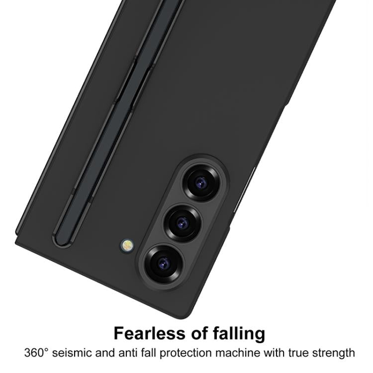 For Samsung Galaxy Z Fold6 GKK Integrated Ultra-thin PC Phone Case with Pen Slots, No Include Pen(Black) - Galaxy Z Fold6 5G Cases by GKK | Online Shopping UK | buy2fix