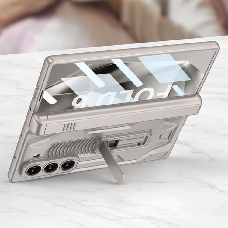 For Samsung Galaxy Z Fold6 GKK Integrated Folding Sliding Camshield Armor Phone Case with Pen Box(Black) - Galaxy Z Fold6 5G Cases by GKK | Online Shopping UK | buy2fix