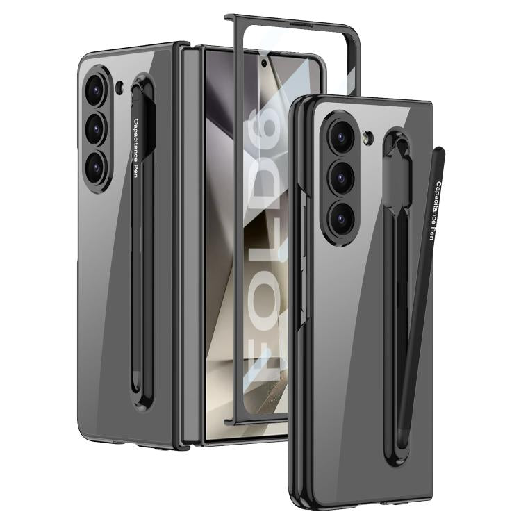 For Samsung Galaxy Z Fold6 GKK Integrated PC Phone Case with Pen Slot, Include Pen(Black) - Galaxy Z Fold6 5G Cases by GKK | Online Shopping UK | buy2fix