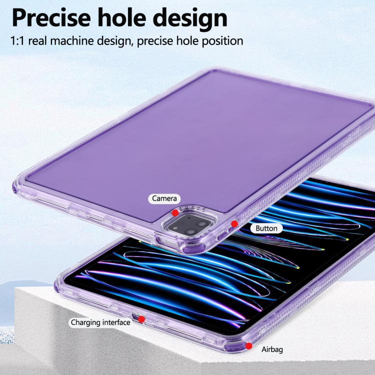 For iPad Pro 11 2022 / 2021 / 2020 Dream 3 in 1 TPU Hybrid PC Tablet Case(Purple) - iPad Pro 11 (2022/2021) Cases by buy2fix | Online Shopping UK | buy2fix