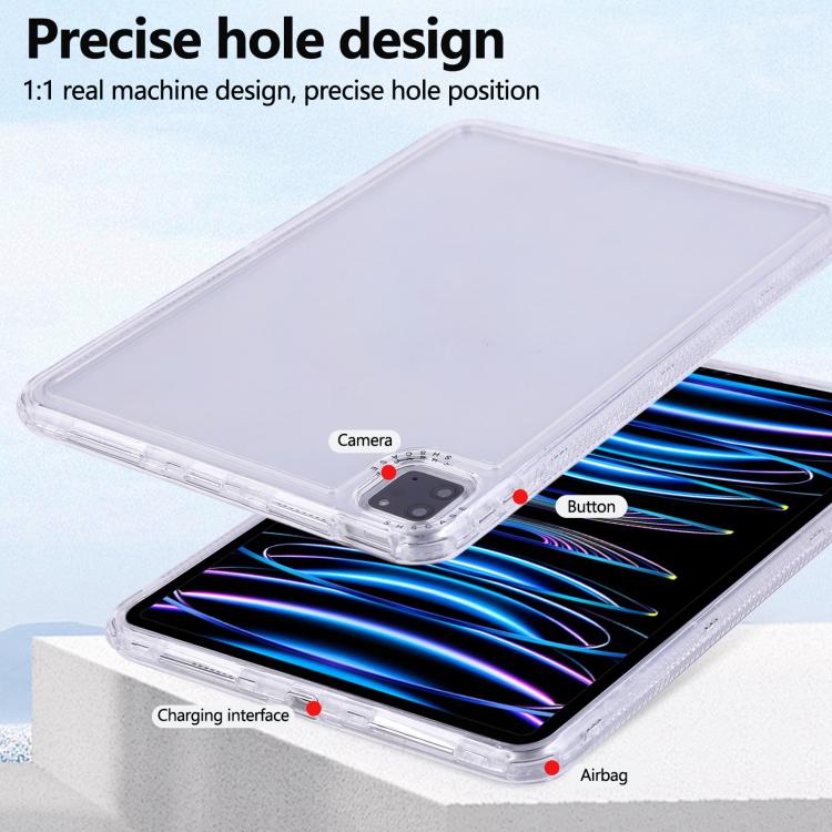 For iPad Pro 11 2022 / 2021 / 2020 Dream 3 in 1 TPU Hybrid PC Tablet Case(White) - iPad Pro 11 (2022/2021) Cases by buy2fix | Online Shopping UK | buy2fix