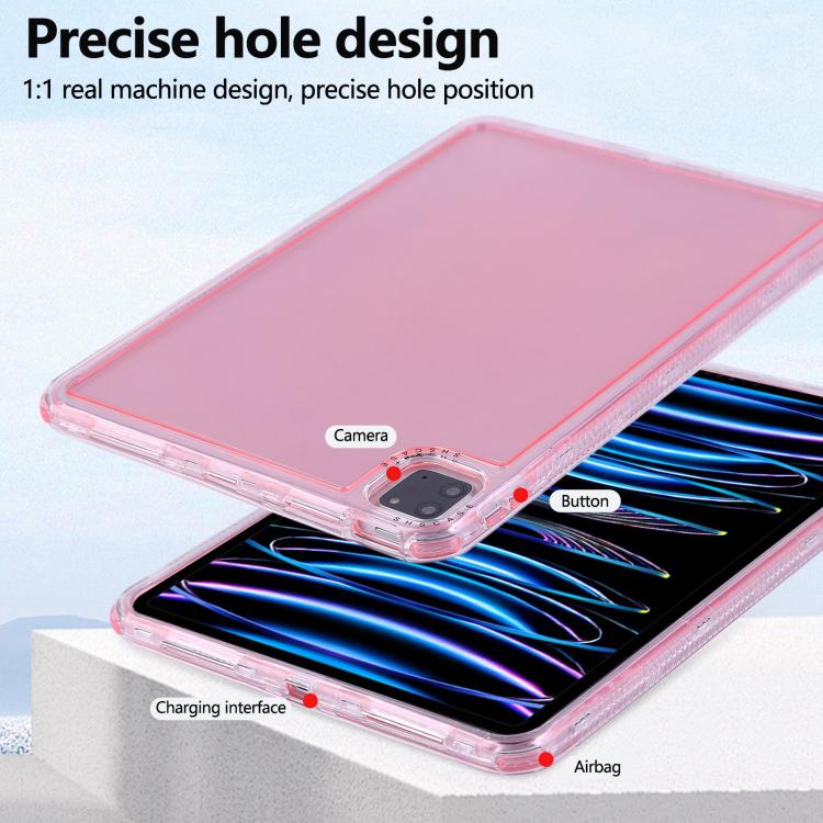 For iPad Pro 11 2022 / 2021 / 2020 Dream 3 in 1 TPU Hybrid PC Tablet Case(Pink) - iPad Pro 11 (2022/2021) Cases by buy2fix | Online Shopping UK | buy2fix