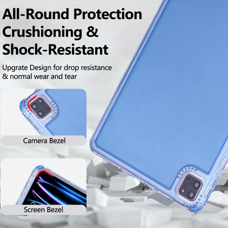 For iPad Pro 11 2024 Dream 3 in 1 TPU Hybrid PC Tablet Case(Blue) - iPad Pro 11 2024 Cases by buy2fix | Online Shopping UK | buy2fix