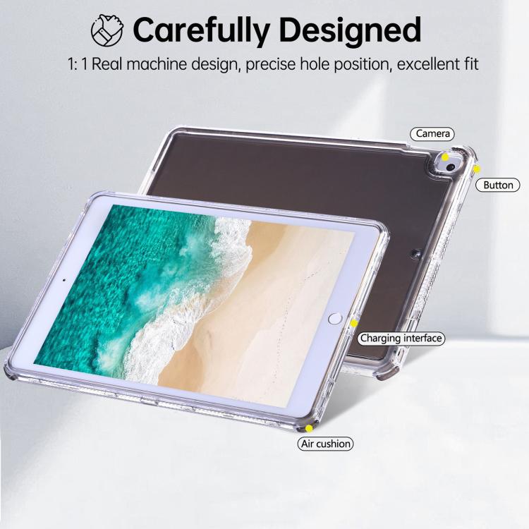 For iPad 10.2 2021 / 2020 / 10.5 2019 Dream 3 in 1 TPU Hybrid PC Tablet Case(Black) - iPad 10.2 Cases by buy2fix | Online Shopping UK | buy2fix