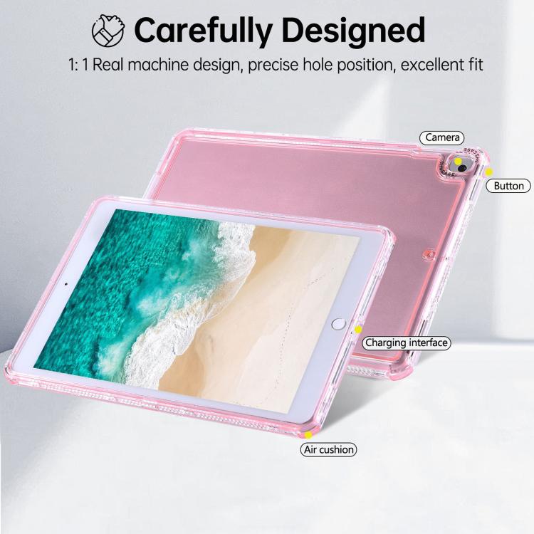 For iPad 10.2 2021 / 2020 / 10.5 2019 Dream 3 in 1 TPU Hybrid PC Tablet Case(Pink) - iPad 10.2 Cases by buy2fix | Online Shopping UK | buy2fix