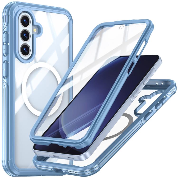 For Samsung Galaxy A36 / A56 RedPepper Tempered Glass MagSafe Phone Case(Sky Blue) - Galaxy Phone Cases by RedPepper | Online Shopping UK | buy2fix