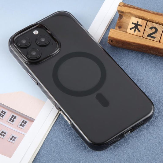 For iPhone 16 Pro Max DFANS DESIGN Shield Magsafe Magnetic PC Phone Case(Transparent Black) - iPhone 16 Pro Max Cases by DFANS DESIGN | Online Shopping UK | buy2fix