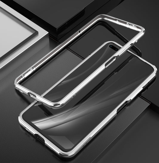 For Huawei Honor V30 Aluminum Alloy Shockproof Protective Bumper Frame(Silver) - Honor Cases by buy2fix | Online Shopping UK | buy2fix