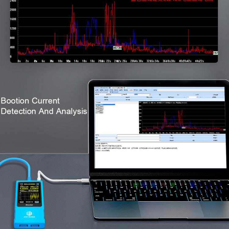 JCID iBooter Intelligent Real-time Current Analyzer Special Power Cord For iPhone 12-14 Series - Test Tools by JCID | Online Shopping UK | buy2fix