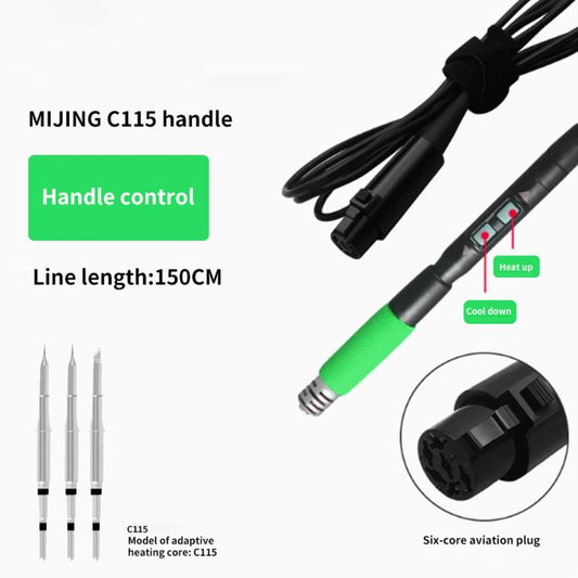 Mijing MJ-H1 Universal Soldering Station Control Handle, Model:C115 - Soldering Iron Set by MIJING | Online Shopping UK | buy2fix