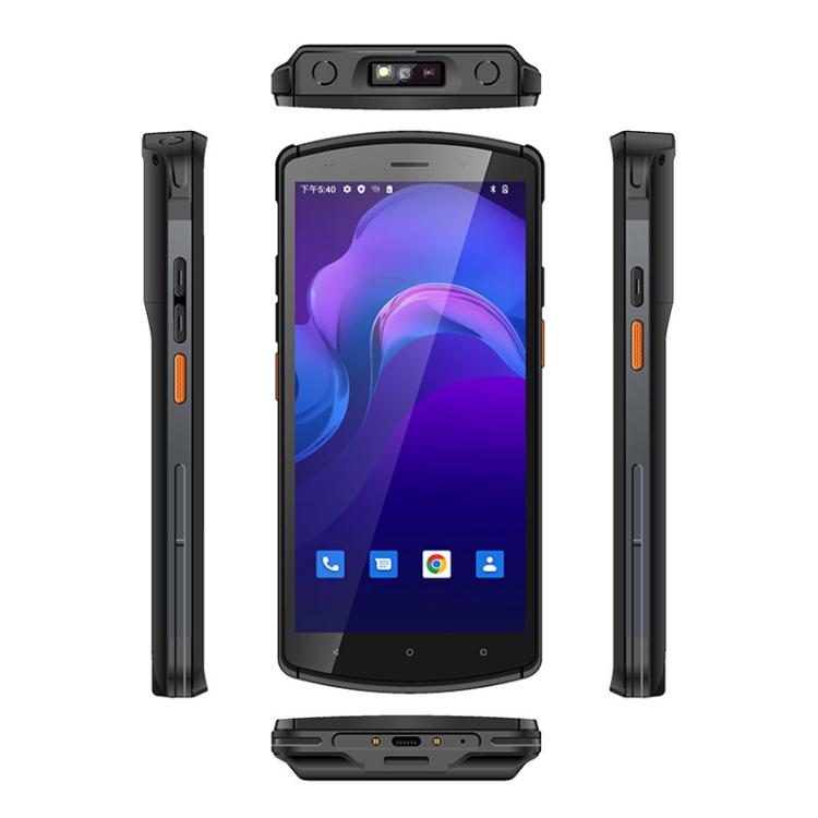 UNIWA V7S PDA Barcode Scanner Rugged Phone, 4GB+64GB, 5.7 inch Android 12 Mediatek MT6762 Octa Core, NFC, Network: 4G, Plug:UK Plug(Black) - UNIWA by UNIWA | Online Shopping UK | buy2fix