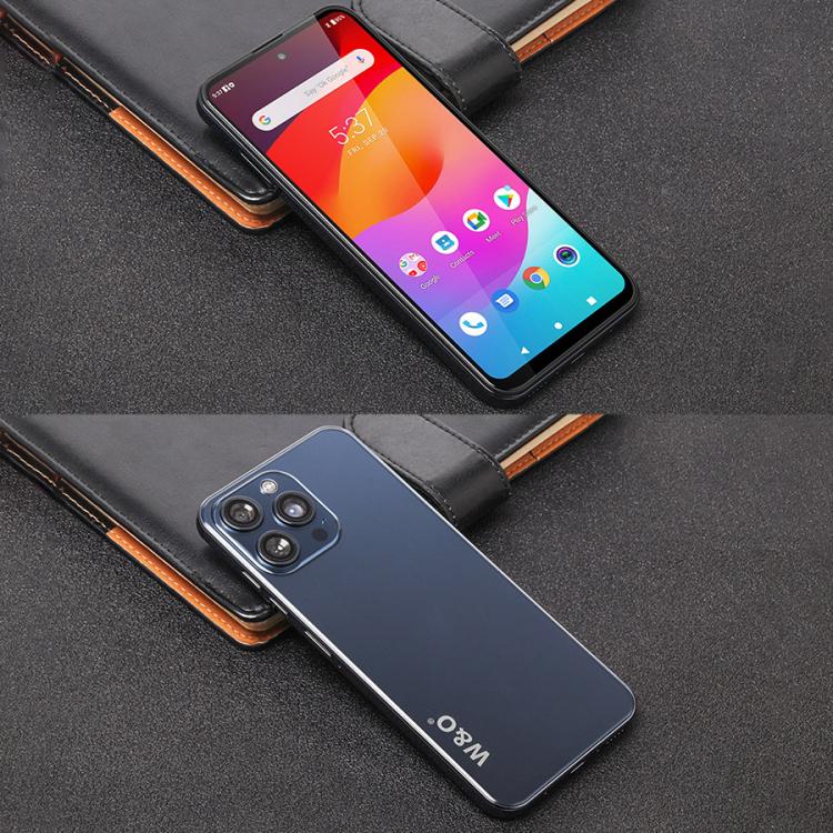 W&O X200 Pro, 4GB+128GB, 6.8 inch Android 10 Mediatek MT6765 Helio P35 Octa Core, Network: 4G, Plug:AU Plug(Blue) - UNIWA by buy2fix | Online Shopping UK | buy2fix