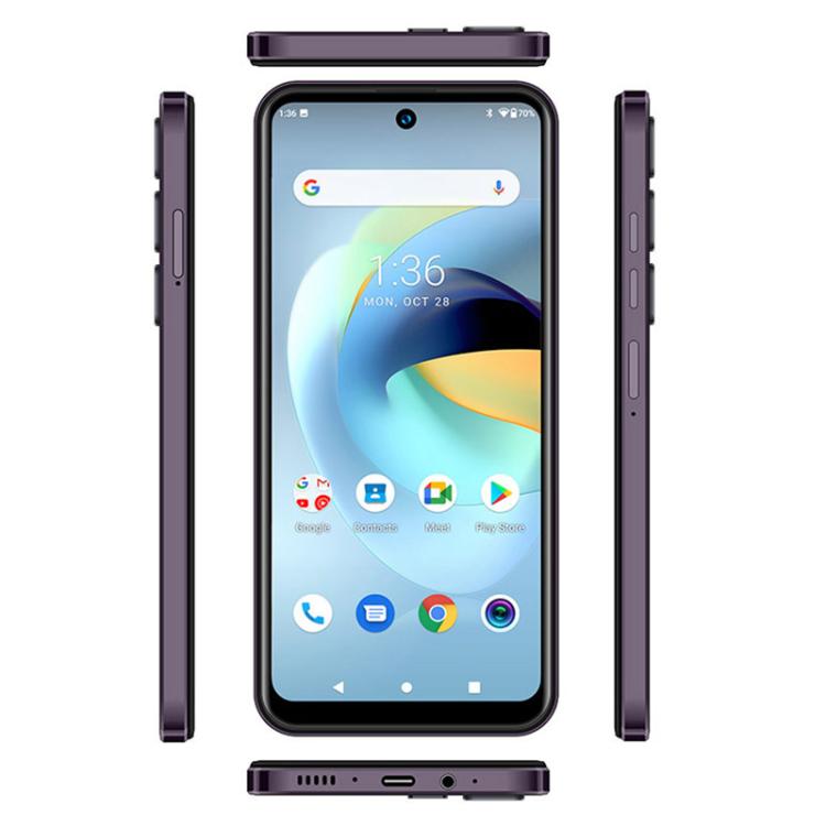 W&O X500 Pro, 4GB+128GB, 6.8 inch Android 10 Mediatek MT6765 Helio P35 Octa Core, Network: 4G, Plug:EU Plug(Black) - UNIWA by buy2fix | Online Shopping UK | buy2fix