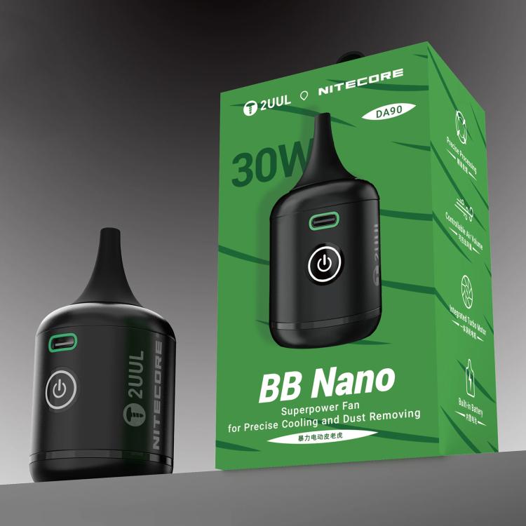 2uul DA90 BB Nano 30W Superpower Fan - Dust Remove Tool by 2UUL | Online Shopping UK | buy2fix